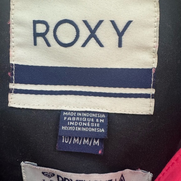 Roxy Pink Winter Ski Jacket - Picture 3 of 3
